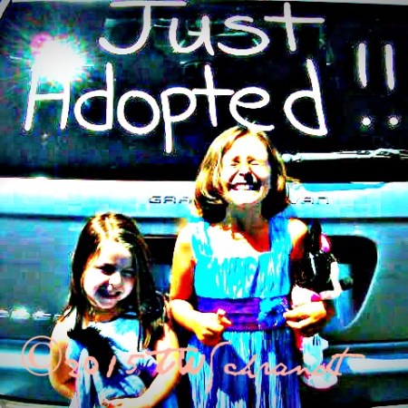 I got a set of new adorbable nieces through Adoption