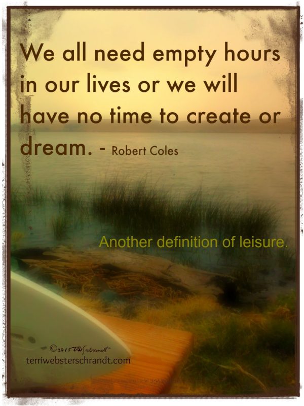 Empty Hours Foster&nbsp;Creativity
