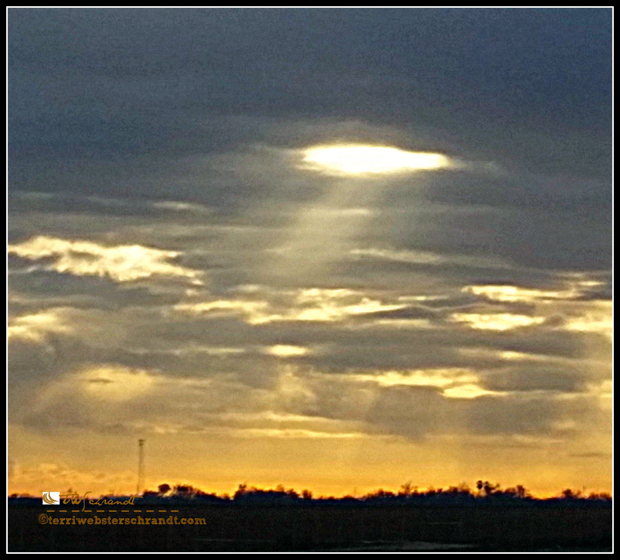 Eye of heaven opens to bless our road trip south to San Diego