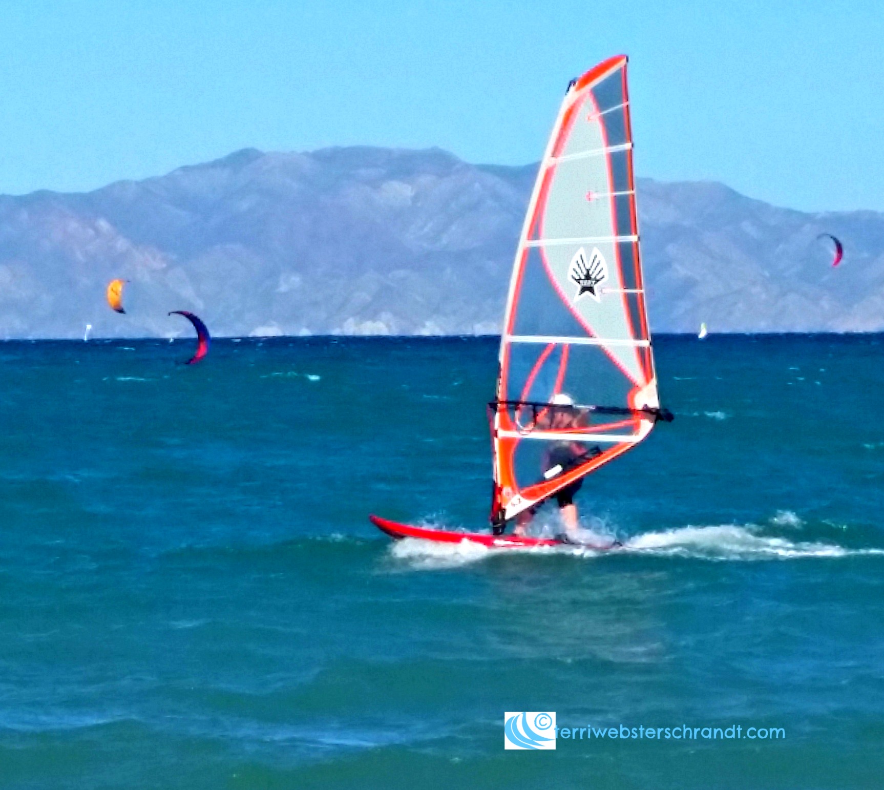 Windsurfing in La Ventana, Baja
