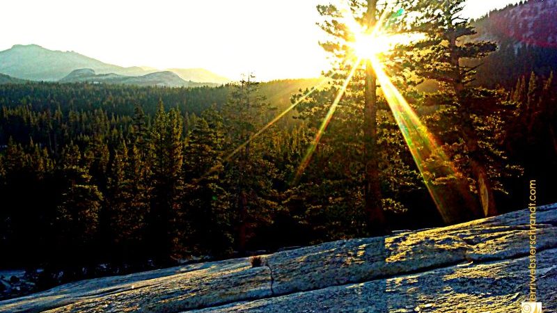 Half light of Tuolumne Meadows sunset