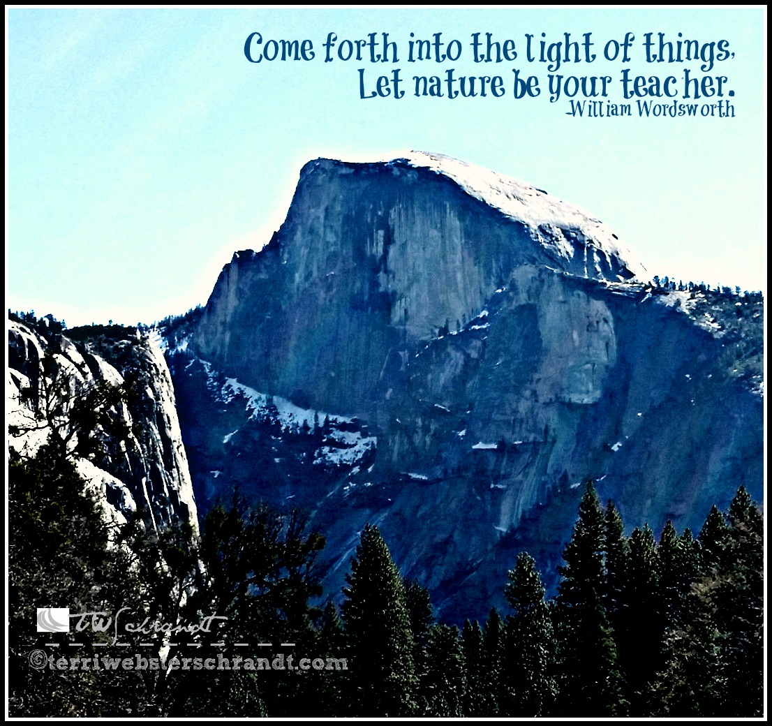 Half-Dome in the Half-Light: Come forth into the light of things...