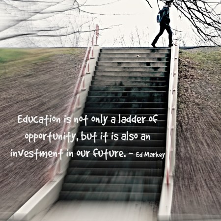 Steps to Education lead to the future.