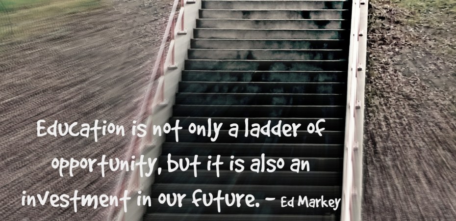 Steps to Education lead to the future.