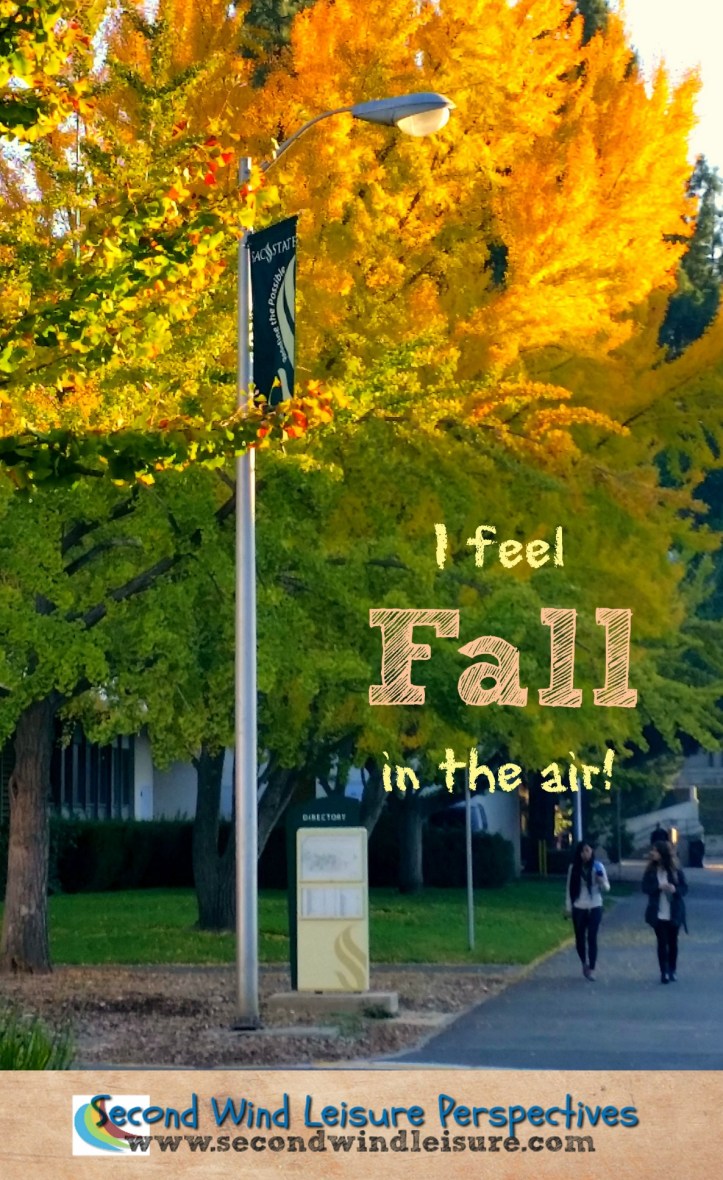 Autumn descends on students