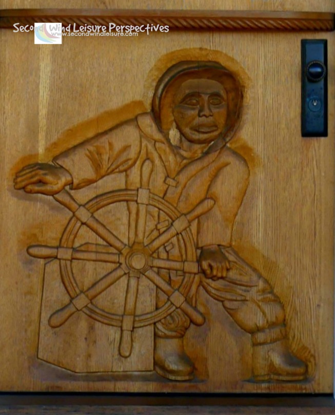 Closer up of the Mariner Door