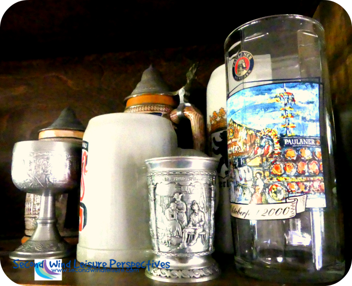 Hubby's Stein Collection, from Germany and Hungary