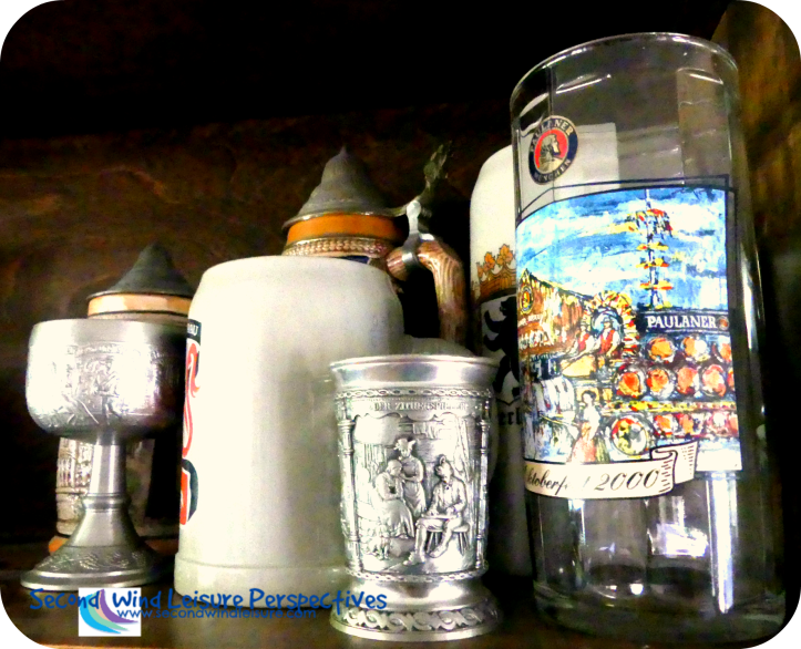 Hubby's Stein Collection, from Germany and Hungary