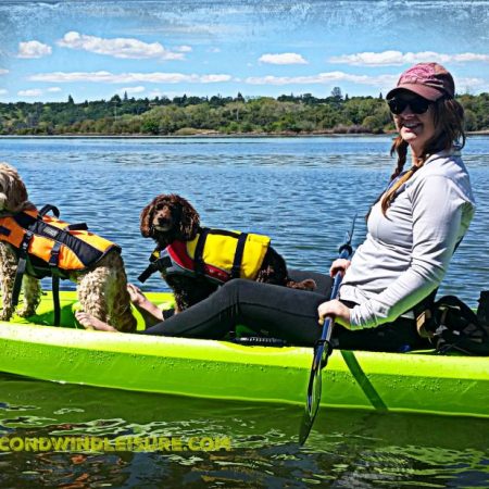 At least the pups wear their PFDs.