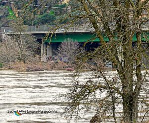 A closer view of Sunrise Bridge