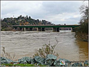 View of Sunrise Bridge on the American River