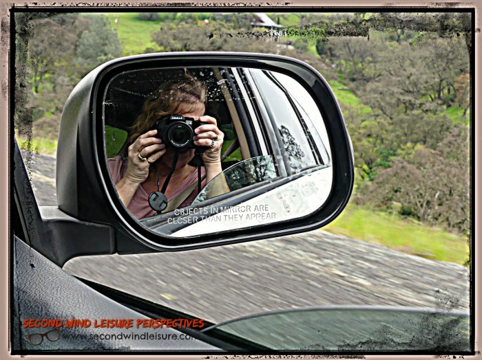 Photographer reflected in the mirror