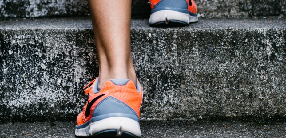 Go get fit by walking up stairs