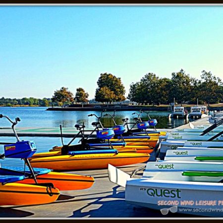 watercraft lined up for leisure