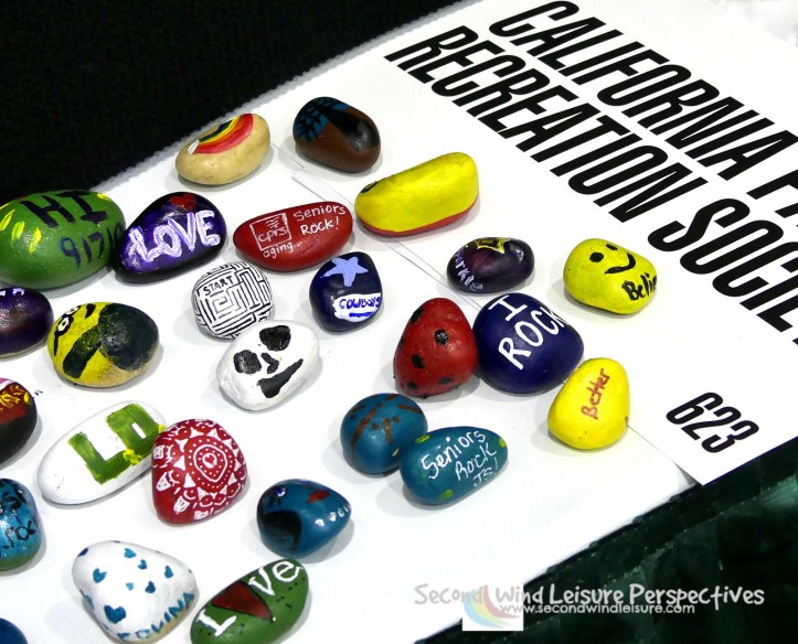 Display of Kindness Rock Project shown at 2017 CPRS Conference