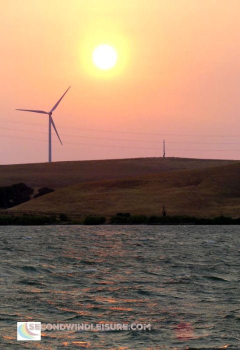 Unsuspecting sun setting in a smokey haze