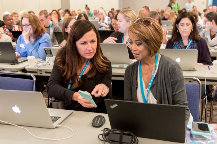 Easy to meet others at a conference