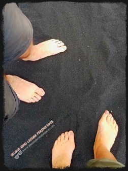 Black Sand Beach at Punahu'u