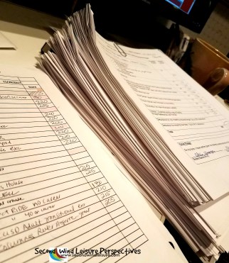 Stack of papers to be graded