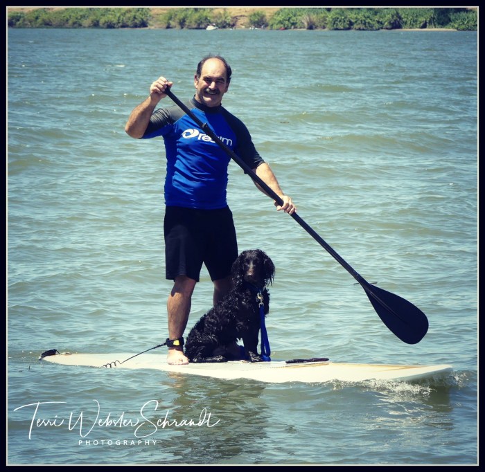 Hans & Brodie on SUP