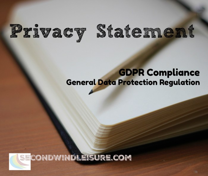 Privacy Statement GDPR