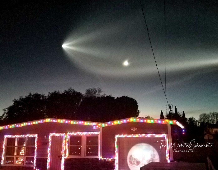 Space X satellite or Santa