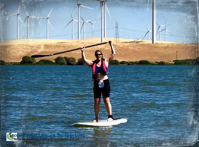 SUP session at the delta