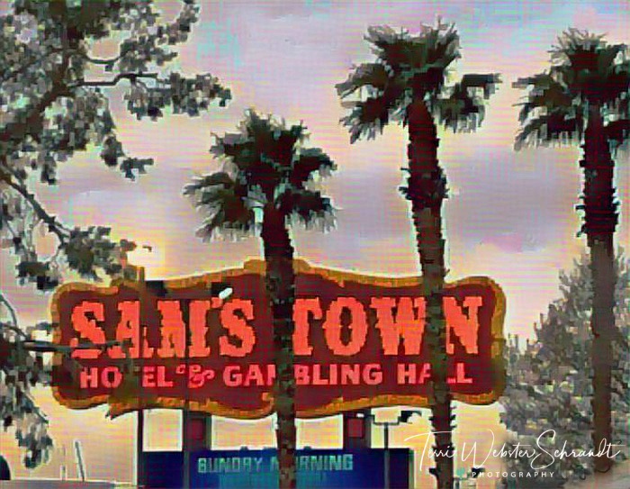 Sam's Town Sign