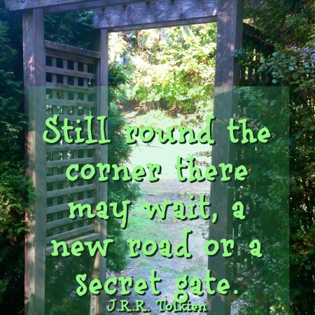 Pergola Gate with Quote