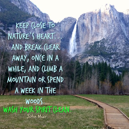 Yosemite Falls John Muir Quote