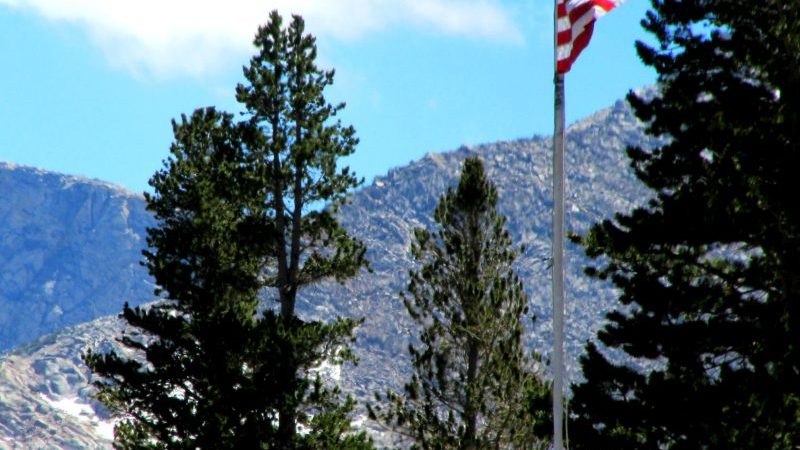 Great Outdoors American Flag