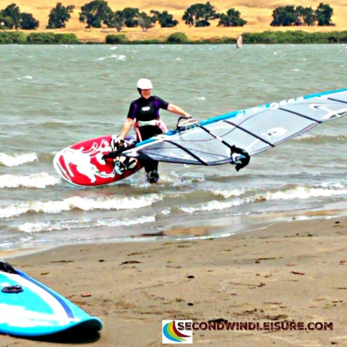 windsurfing