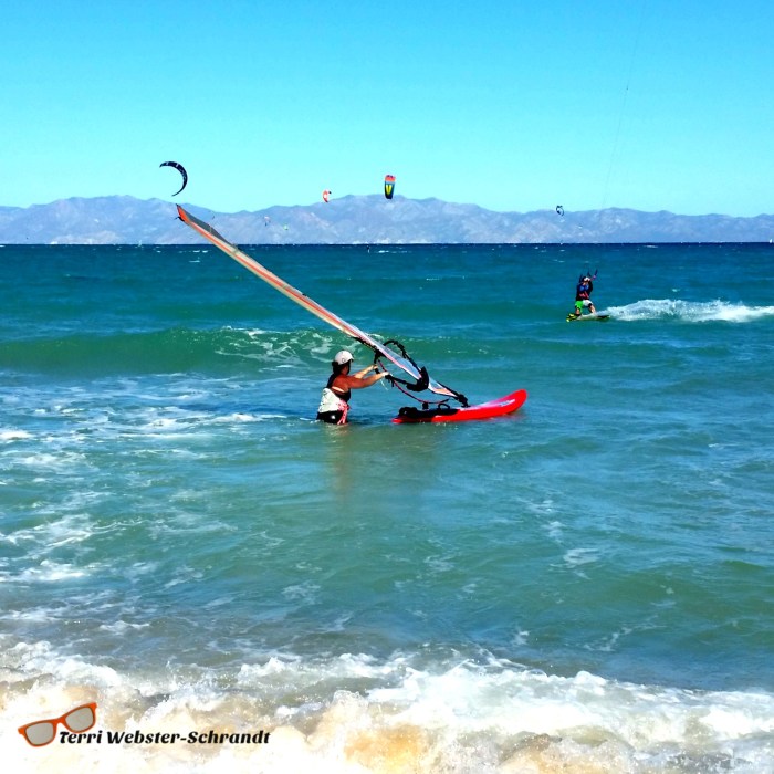 Windsurfing in Baja