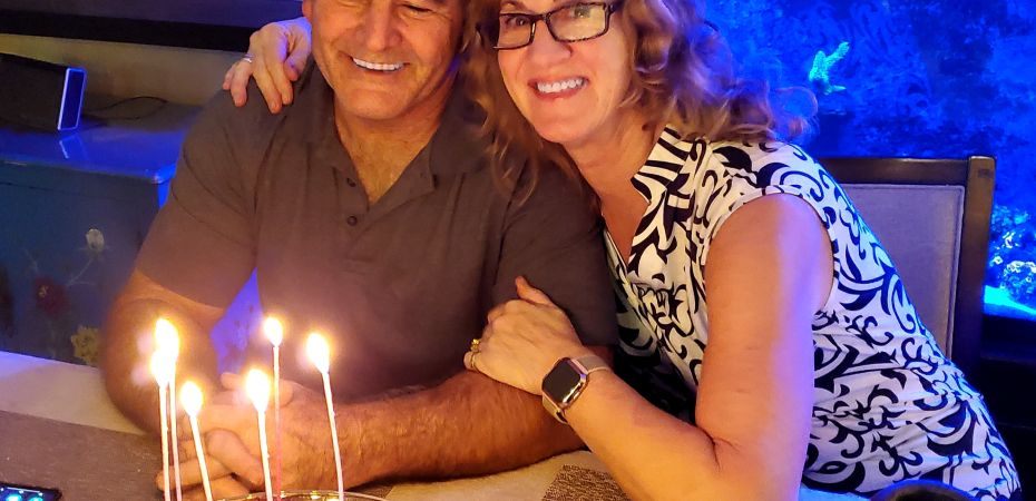 celebrating a birthday