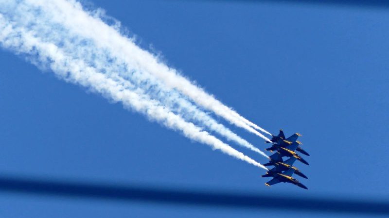Blue Angels beween the lines