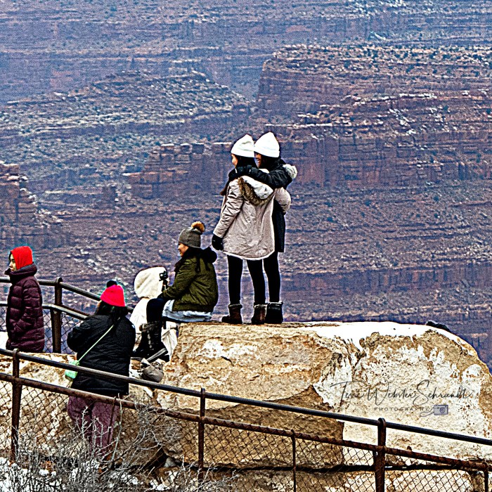 Tourists at Grand Canyon