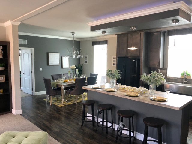 Kitchen and Dining Room Manufactured Home