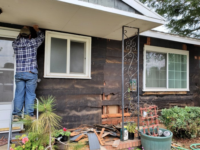 Front of house rehab