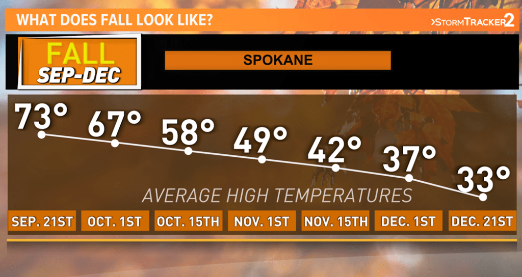KREM News weather graphic