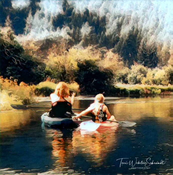 August Kayaking with Friends
