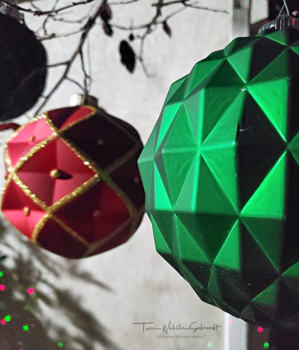 Red and Green Holiday Decor