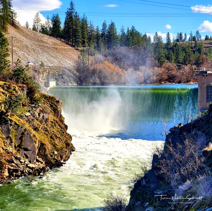 Nine Mile Falls in Jade