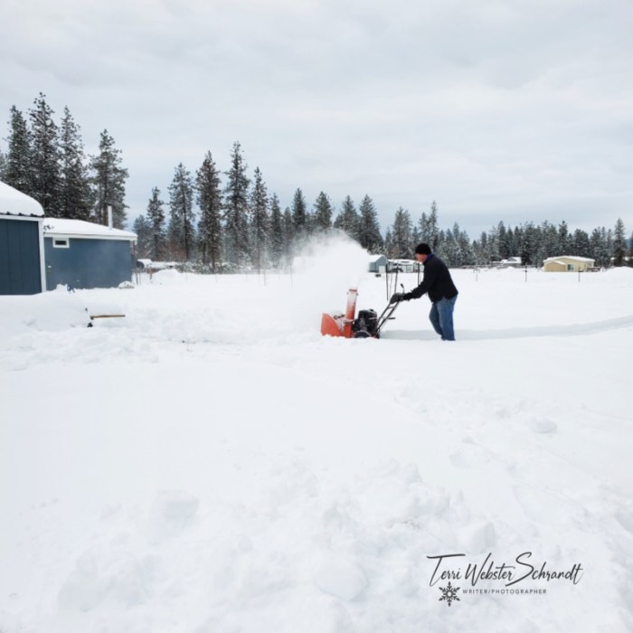 Snowblower at Work