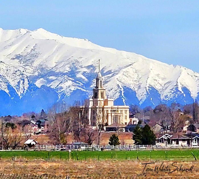 LDS Temple near Salt Lake City