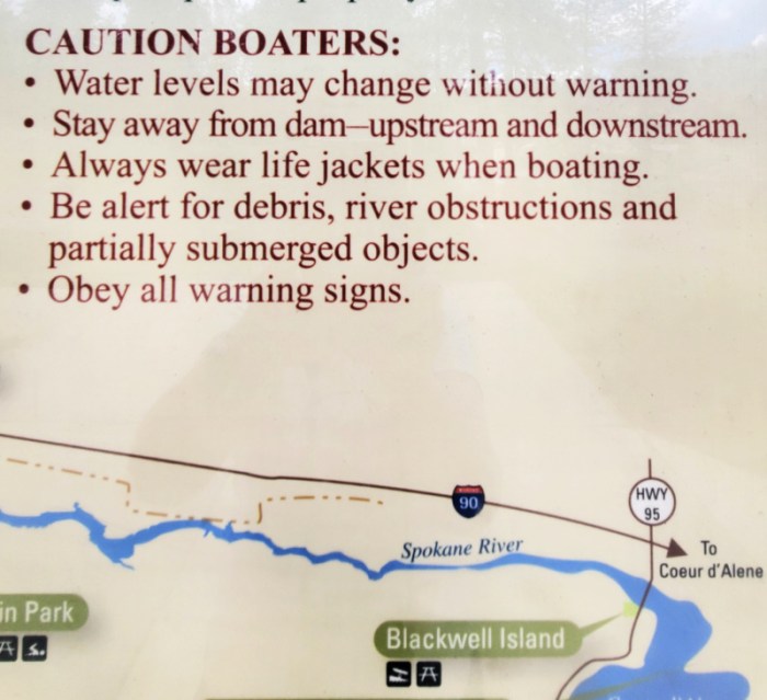 caution boaters
