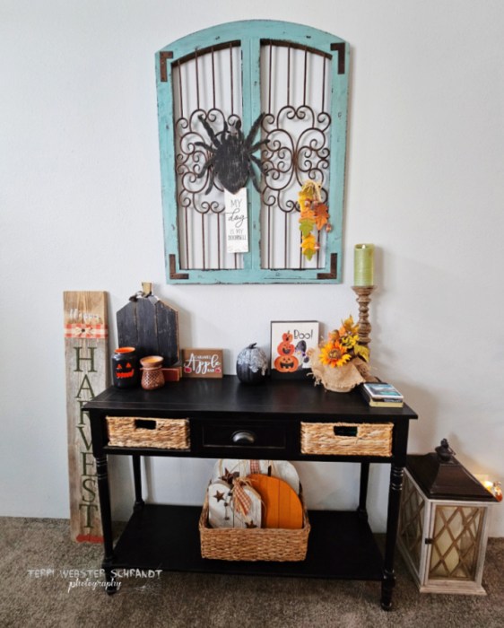 Halloween Decor living room