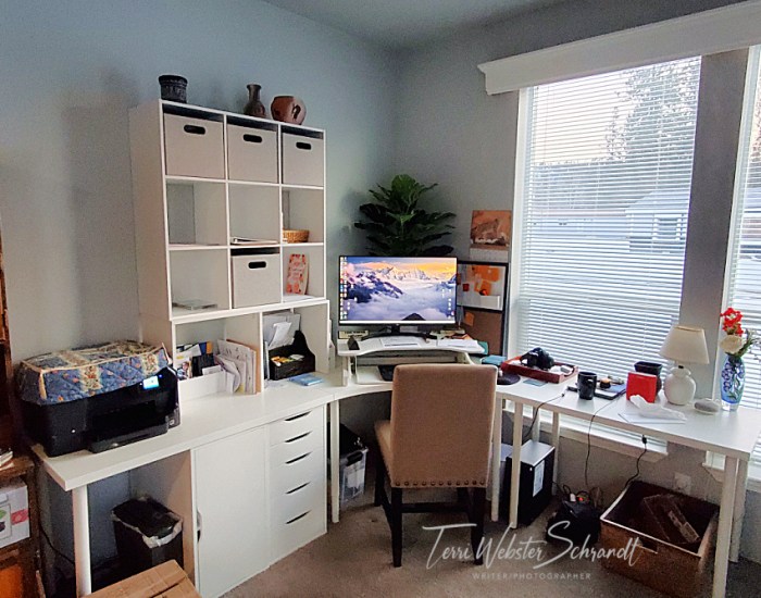 Corner office and window