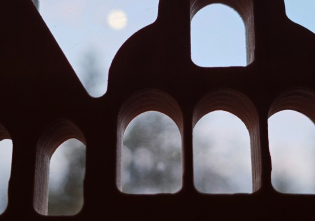 Abstract view of window through a window