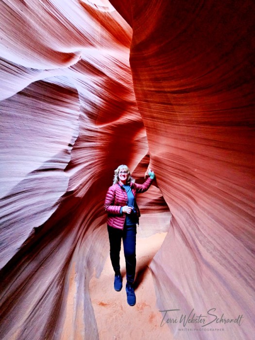 woman at Antelope Canyon