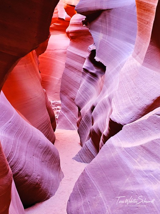 Antelope Canyon pink sand